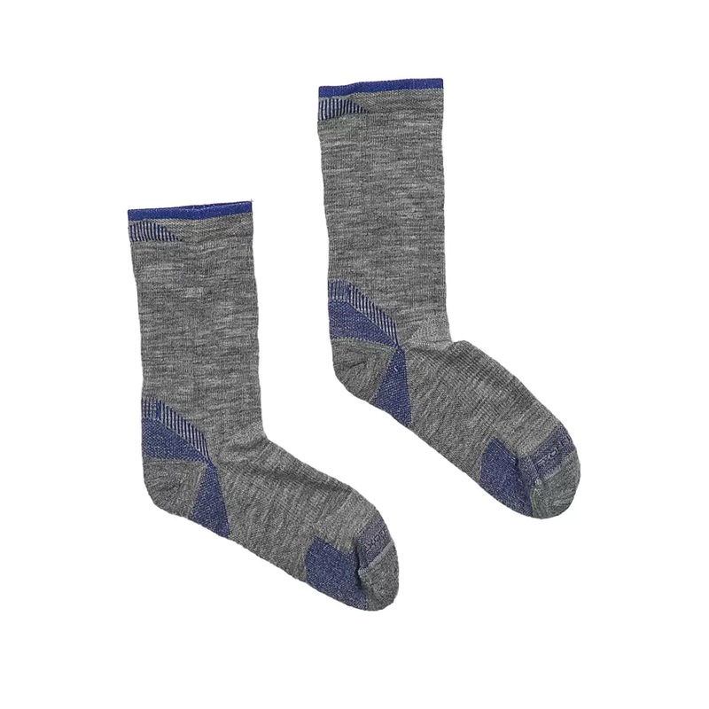 Exofficio BugsAway Solstice Canyon Quarter Crew Socks M/L Grey/Blue