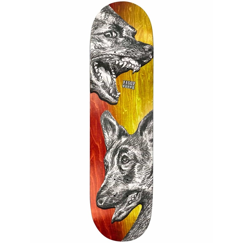 Yeller Figgy 8.475 Skateboard Deck 8.475 ASSORTED