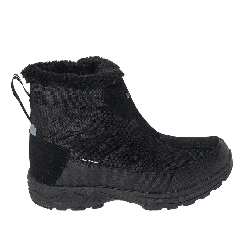 Silent Care Fur Lined Snow Boots 11 Black
