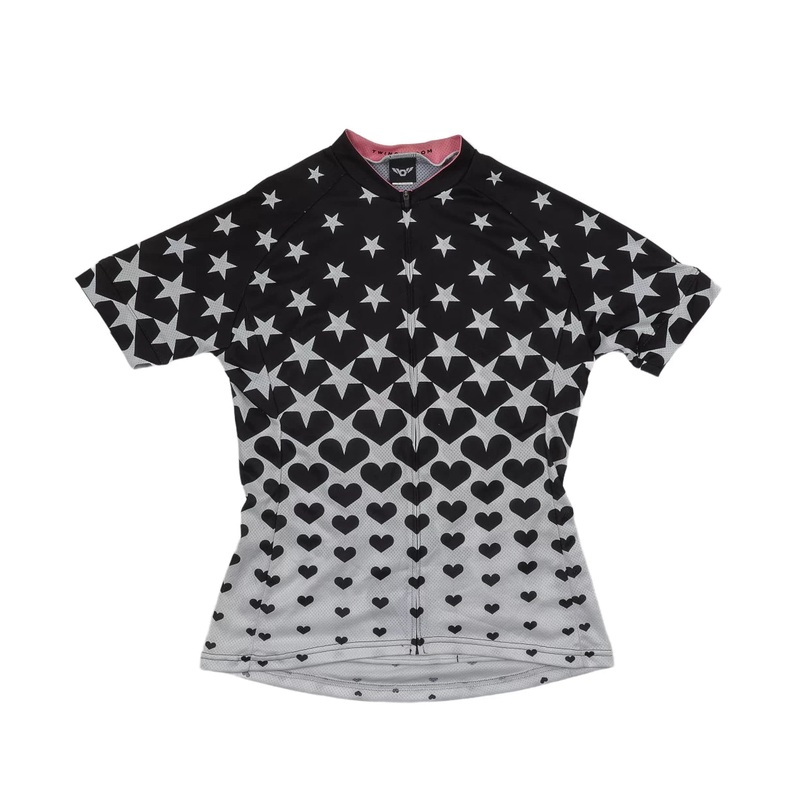 Twin Six Full Zip Cycling Jersey – Women’s L Black/White