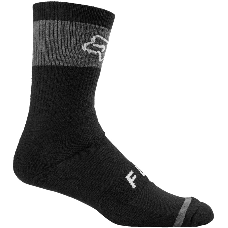 8″ Defend Winter Sock Black S/M