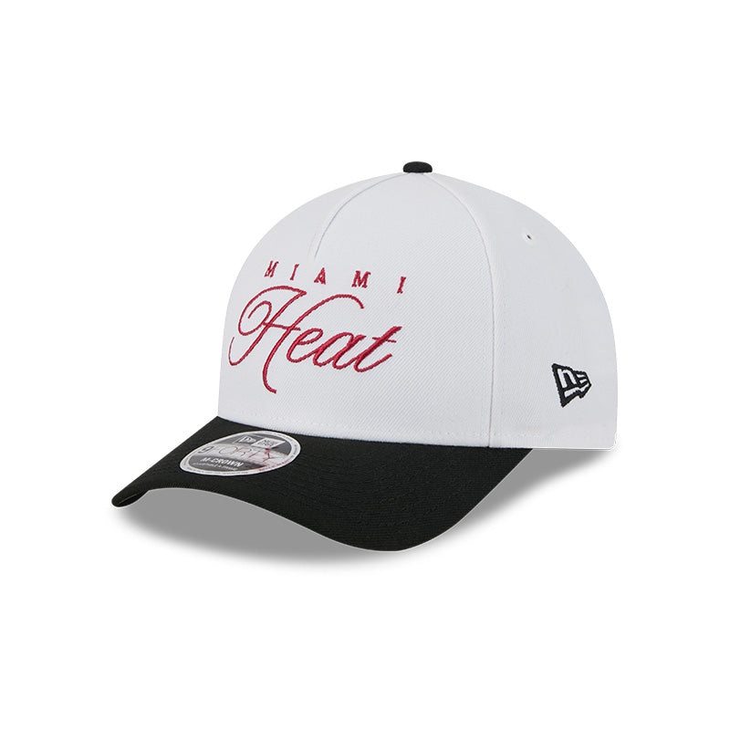 Miami Heat 2025 Draft 9FORTY M-Crown A-Frame Snapback OS