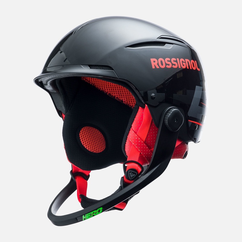 Rossignol Hero Slalom Impacts +Chinguard Black S/M