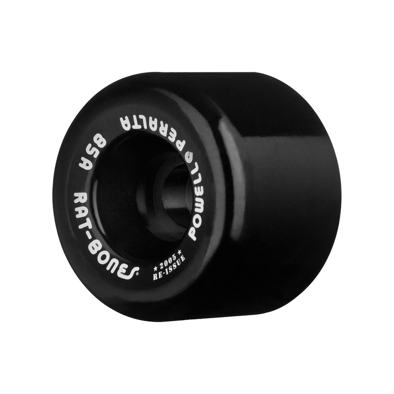 Rat Bones Black 60mm Skateboard Wheels 60MM/85A BLACK