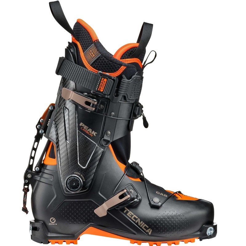 Tecnica Zero G Peak Carbon Alpine Touring Boot  (2025) 23.5 Black/Orange
