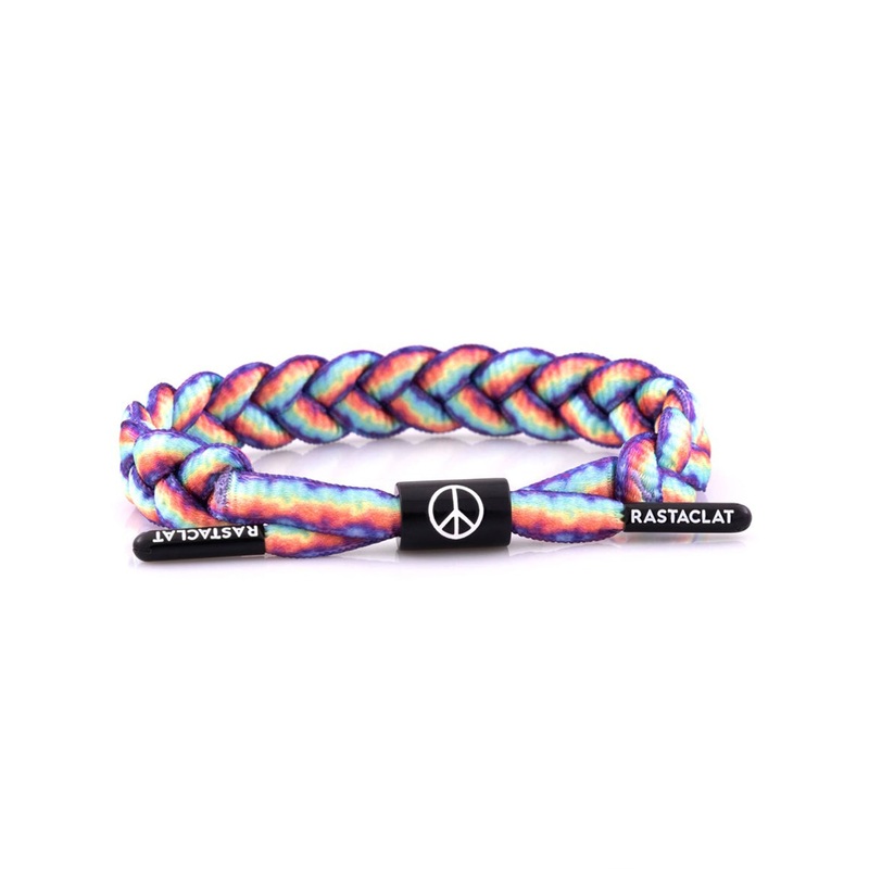 Braided Onyx Peace Tie-Dye Bracelet M/L TIE-DYE
