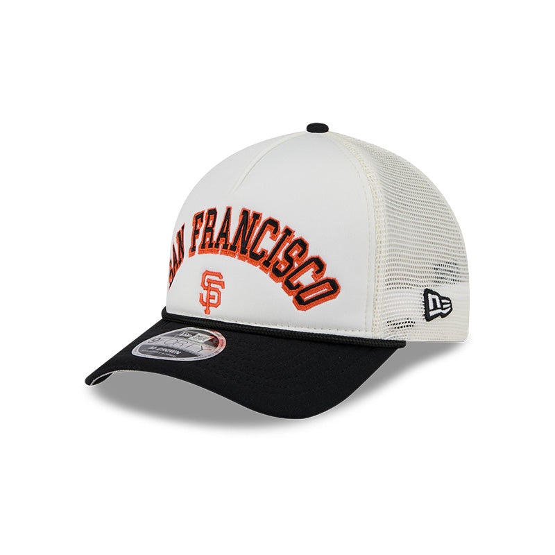 San Francisco Giants Chrome Arch 9FORTY M-Crown A-Frame Trucker Hat OS