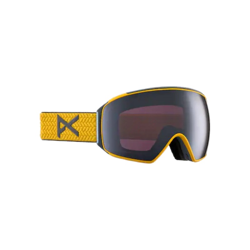 Anon M4 Toric Goggles + MFI Face Mask 2025 Black | Perceive Sunny Red