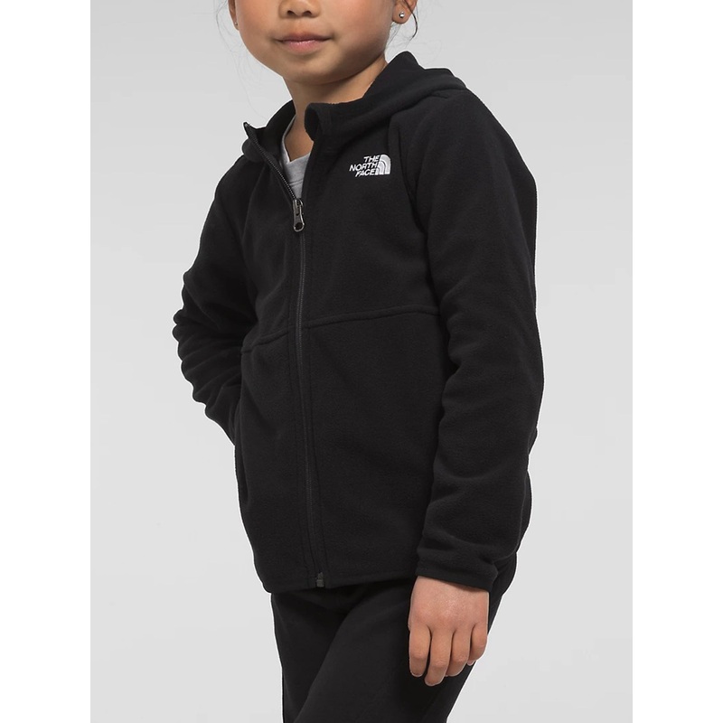 Glacier Full Zip Hooded Polar Fleece (Youth 2-7) 2T TNF BLACK (JK3)
