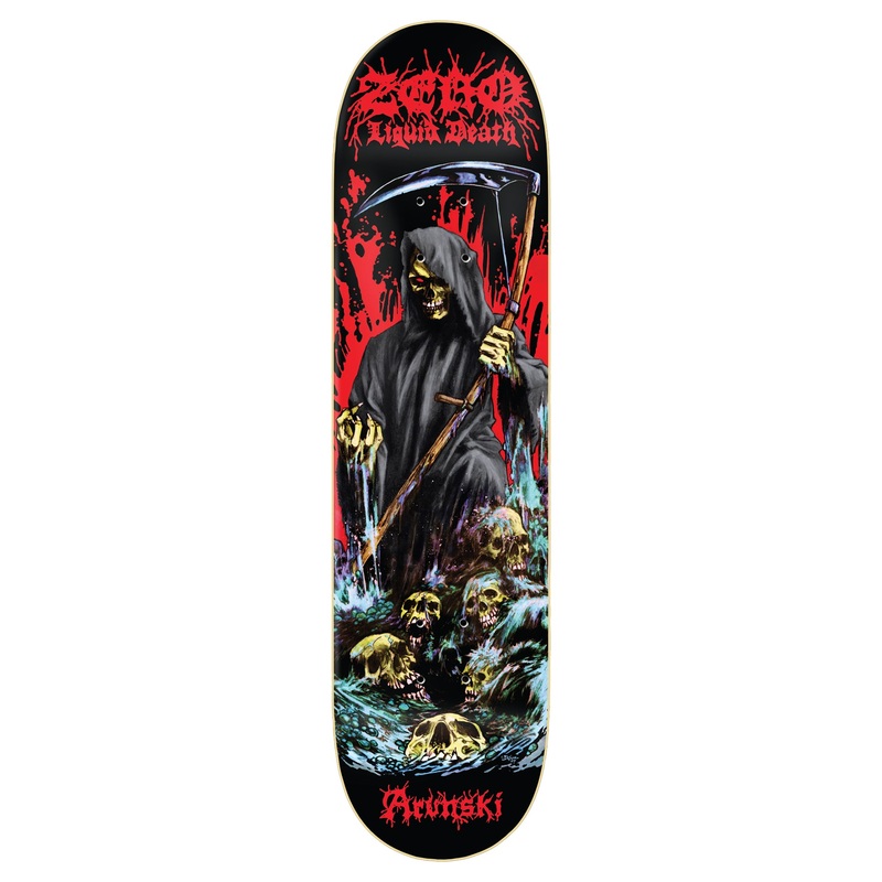 Arunski x Liquid Death 8.25” Skateboard Deck 8.25 MULTI
