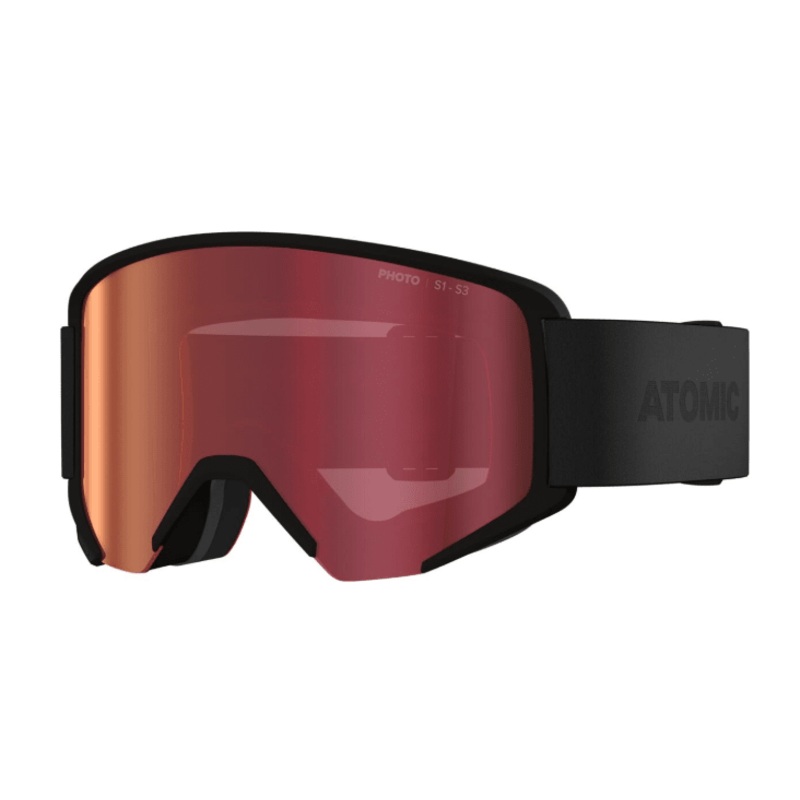 Atomic Savor L Photo Goggle – Black with Red Photo Lens