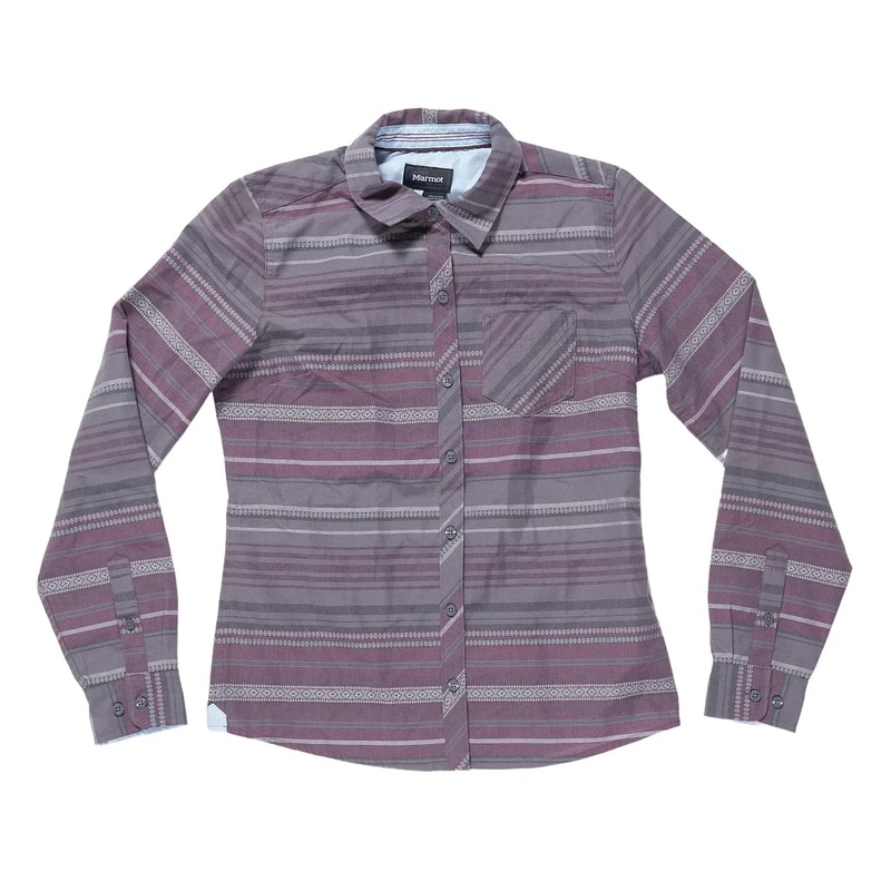 Marmot Fairfax Novelty Flannel Shirt – Women’s S Purple
