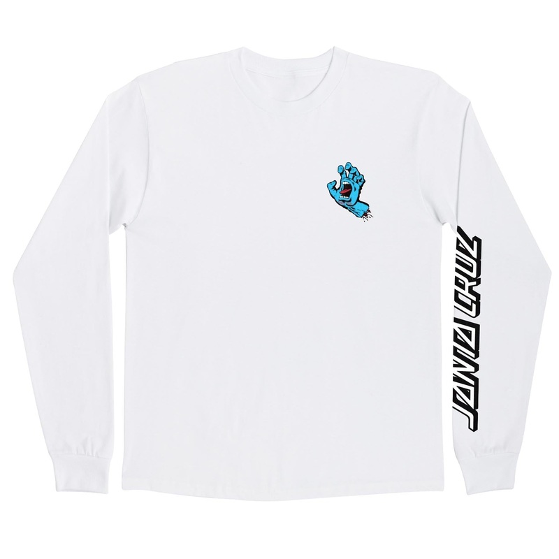Screaming Hand Long Sleeve T-Shirt MED BLACK