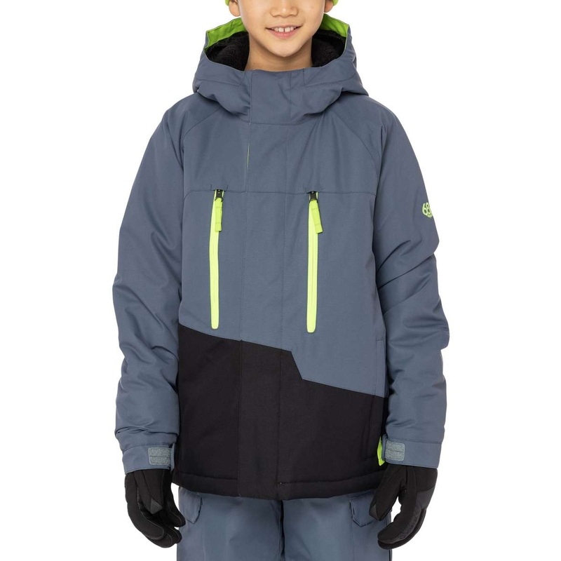 686 Junior Geo Insulated Jacket 2023 CHARCAMO XS