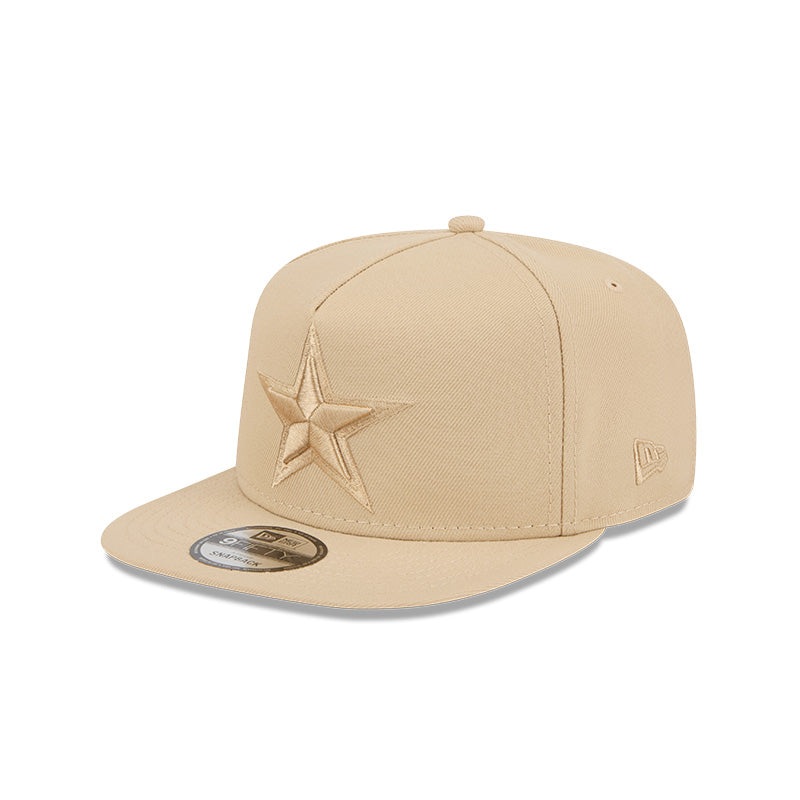 New Era Dallas Cowboys Light Beige Color Pack A-Frame 9FIFTY Snapback Hat LIGHT BEIGE OS