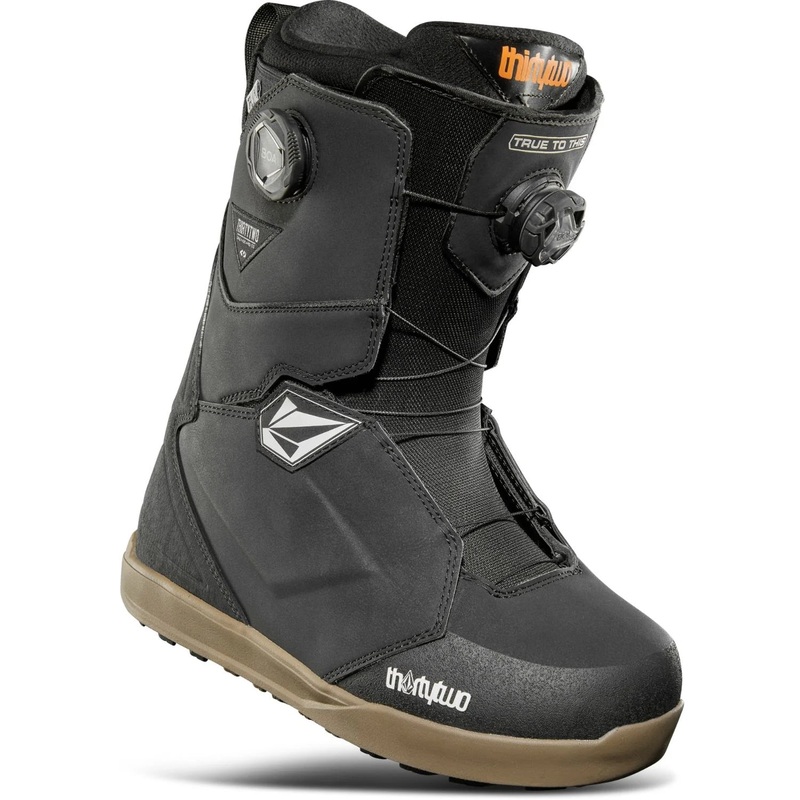 32 LASHED DOUBLE BOA X VOLCOM  25 BLACK/GUM 8