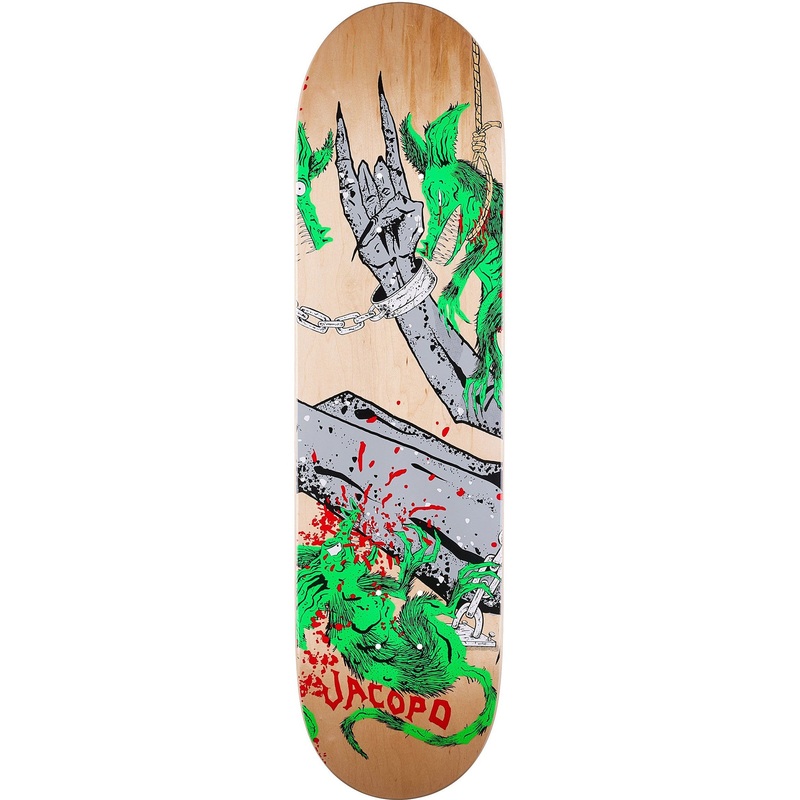 Toxic Rats Jacopo 8.25 Skateboard Deck 8.25 MULTI