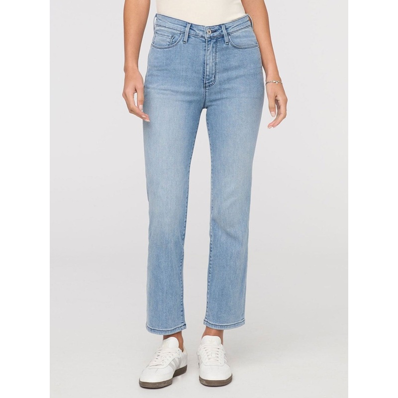 No Sweat High Rise Slim Straight Mystic Blue Jeans 24X27 MYSTIC BLUE (MYB)