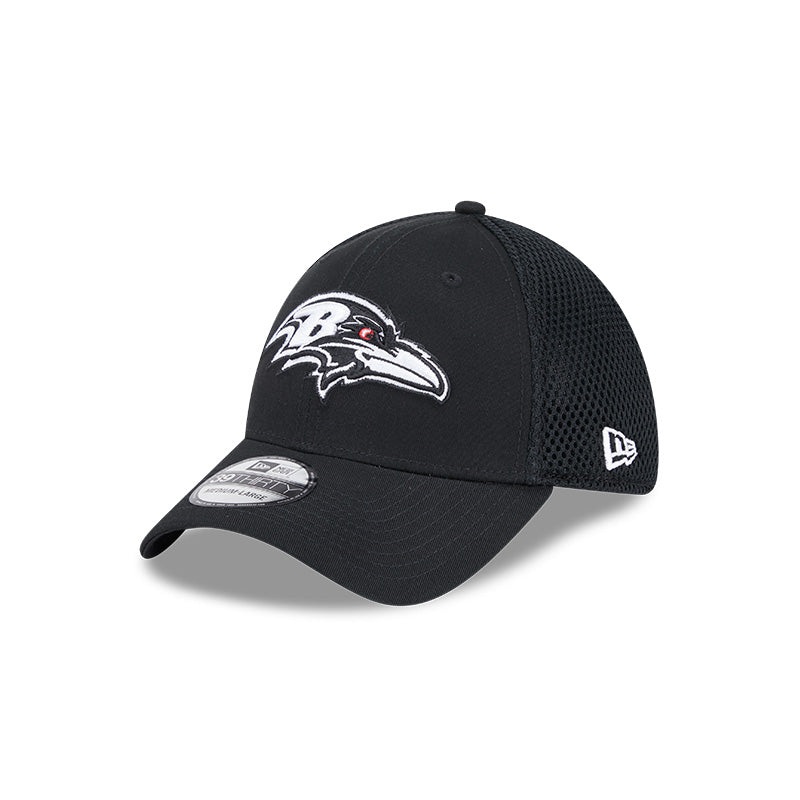 New Era Baltimore Ravens Black Main Neo 39THIRTY Flex Hat S/M