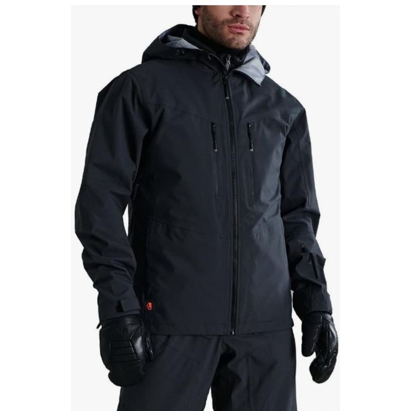 686 Mens Hydra Thermagraph Jacket – Mechanical Stretch Thermal Clothing – Water & Weather Resistant – True Red Colorblock | C&R Ski/Outdoor
