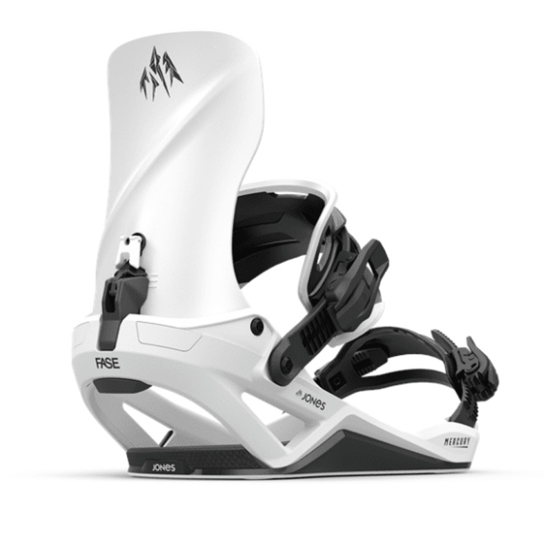 Jones Mercury Fase Snowboard Bindings 2026 Cloud White M