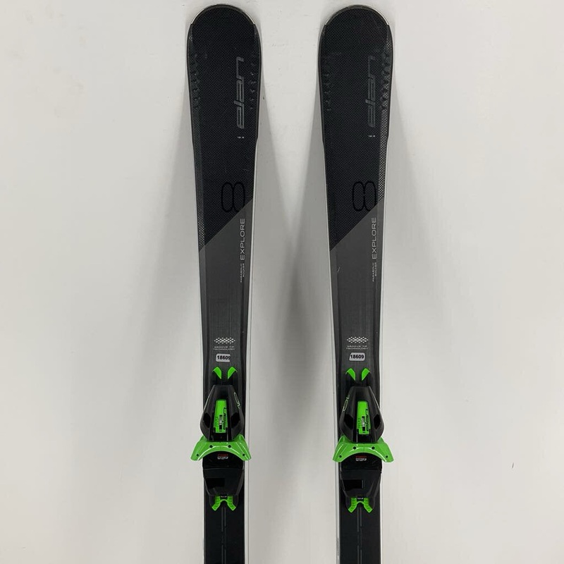 2023 Elan Explore 8 w/ Elan EL10 Demo Bindings 152cm Grey/Black Used