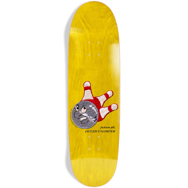 EX7 Pilz Bowler 9.125″ Skateboard Deck 9.125 YELLOW