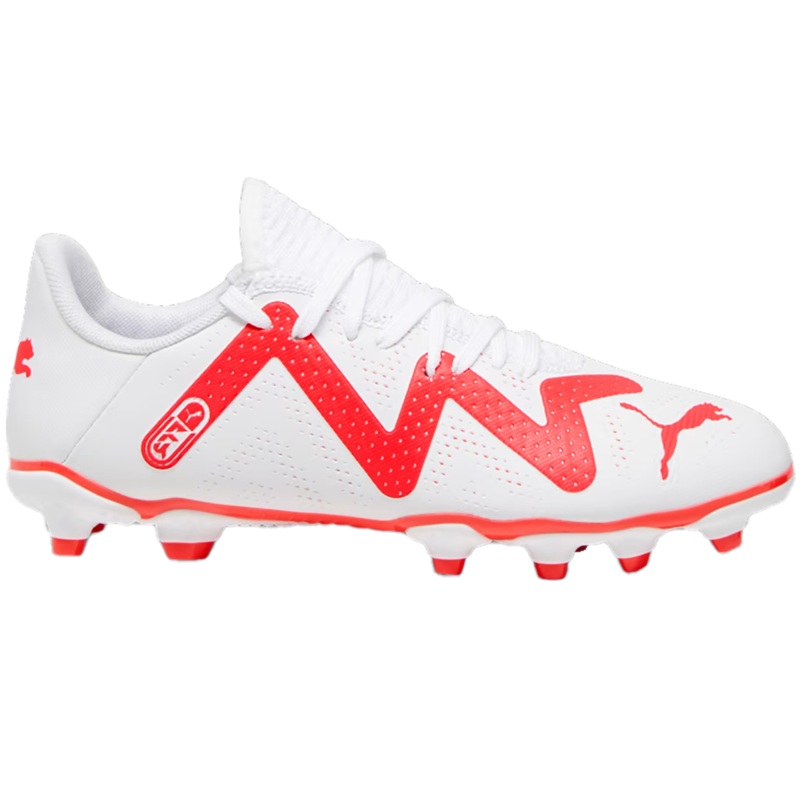 Youth Future Play FG/AG 01-White/Fire Orchid 1