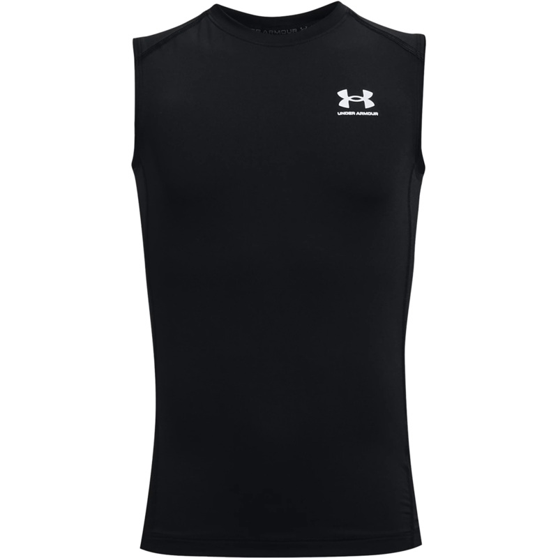 Youth HeatGear Armour Seeveless 001-Black XS