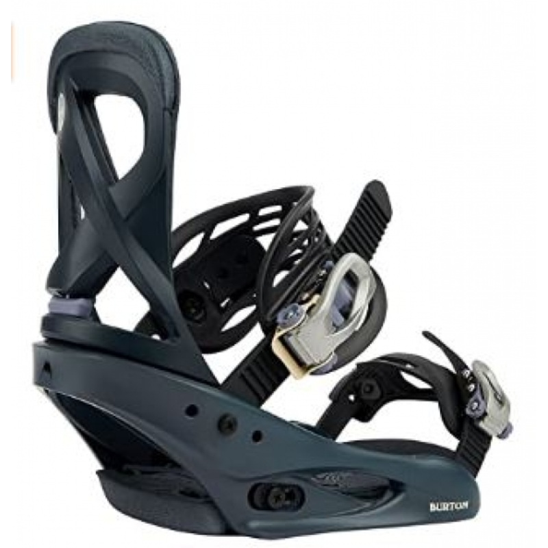 BURTON Scribe Womens Snowboard Bindings Blue Sz M (6-8) | C&R Ski/Outdoor