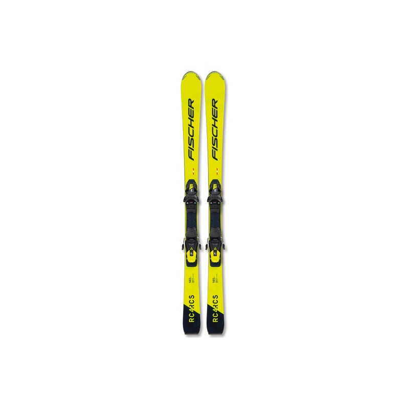 2022 Fischer RC4 RCS Jr Skis w/ Race Plate 140 cm