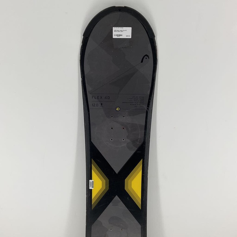 2022 Head Juniors Flex 4D 120cm Black/Yellow Used