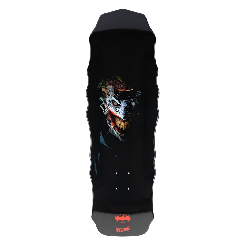 Welcome x Batman Widow Joker 10″ Skateboard Deck 10 BLACK