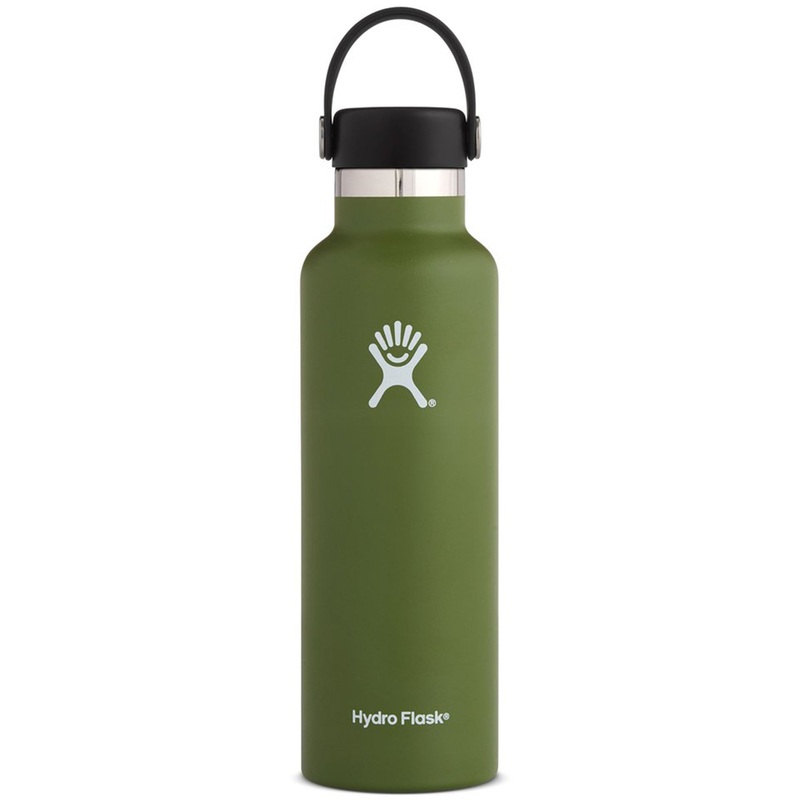 18oz Standard Mouth with Flex Cap Olive Bottle 18OZ OLIVE