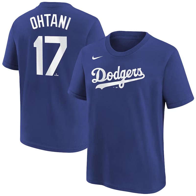 Outerstuff Kids Los Angeles Dodgers Name and Number T-Shirt- Shohei Ohtani 4T