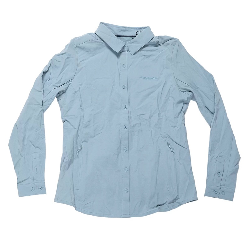 Mountain Designs Lola Long-Sleeve Button-Down Shirt – Women’s 8 Blue