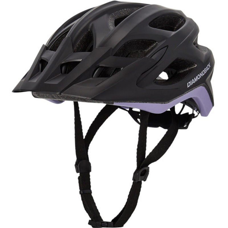 Women’s Ridge Bike Helmet BLACK/PURPLE S-M