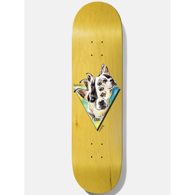 B2 Seasons Kevin Spanky Long 8″ Skateboard Deck 8 YELLOW