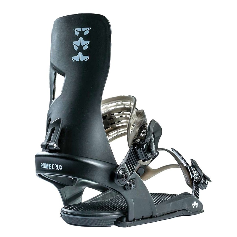 Rome Crux Snowboard Bindings 2022 BLK YELL L/XL