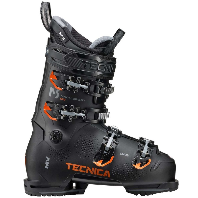 Tecnica Mach Sport MV 100 Ski Boot 2022-2023 BLACK/ORANGE 24.5