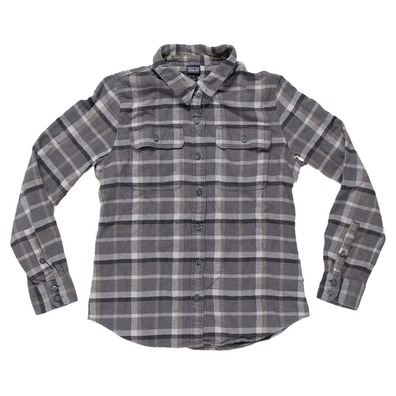 Patagonia Fjord Flannel Shirt – Women’s S Gray
