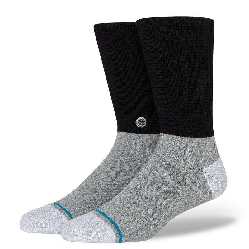 Stance Head Block Crew Sock 2024 GREY L