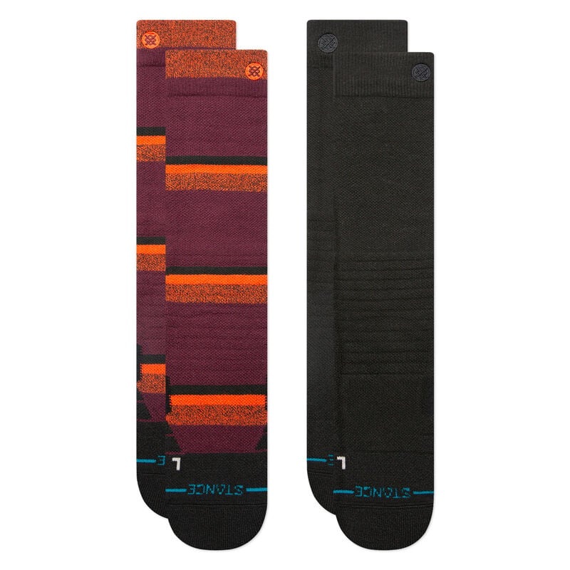 Stance Nightride Snow Sock 2-Pack 2025 BLACK M