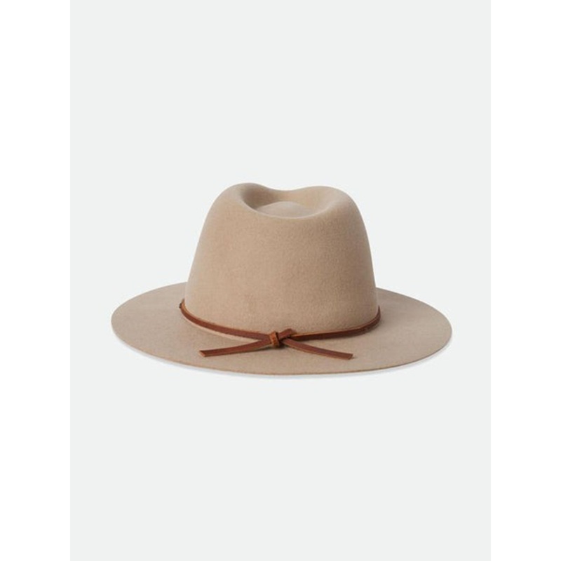 Wesley Fedora Hat XS SAND/BROWN