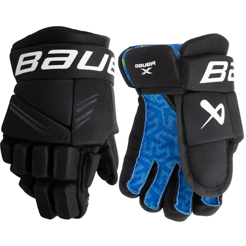 Youth X Hockey Gloves – 2024 BLACK 8″