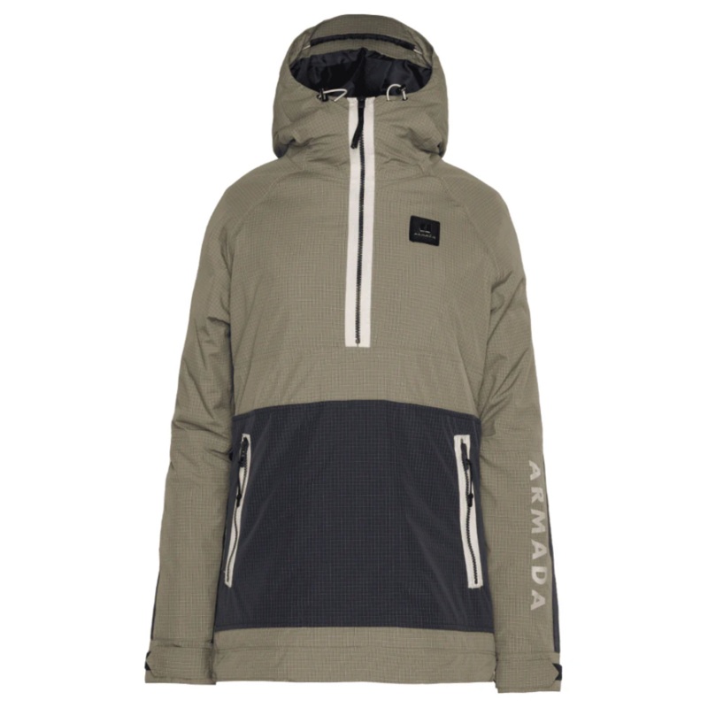 Armada Women’s Rosalie 2L Insulated Anorak Jacket S Sage/Indigo New