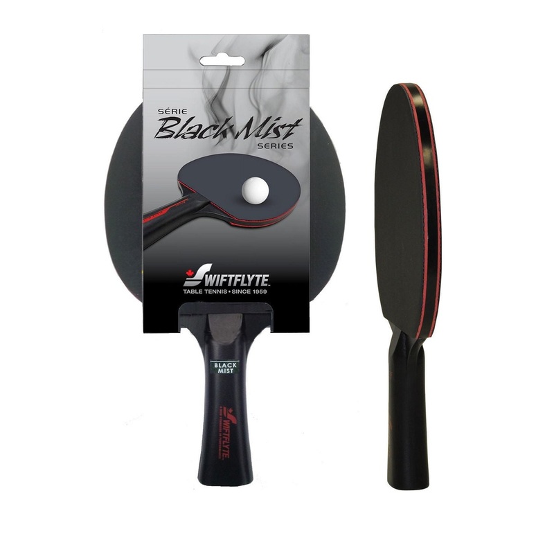 Black Mist Table Tennis Racquet BLACK/RED