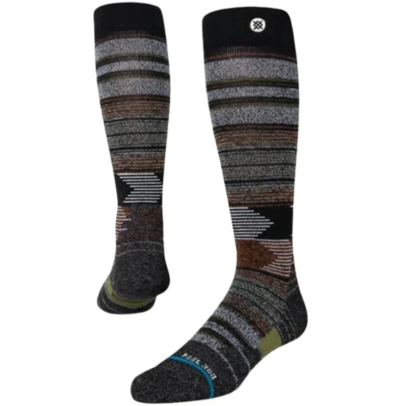 Stance Forest Cover Snowboard Socks 2022 BLACK M