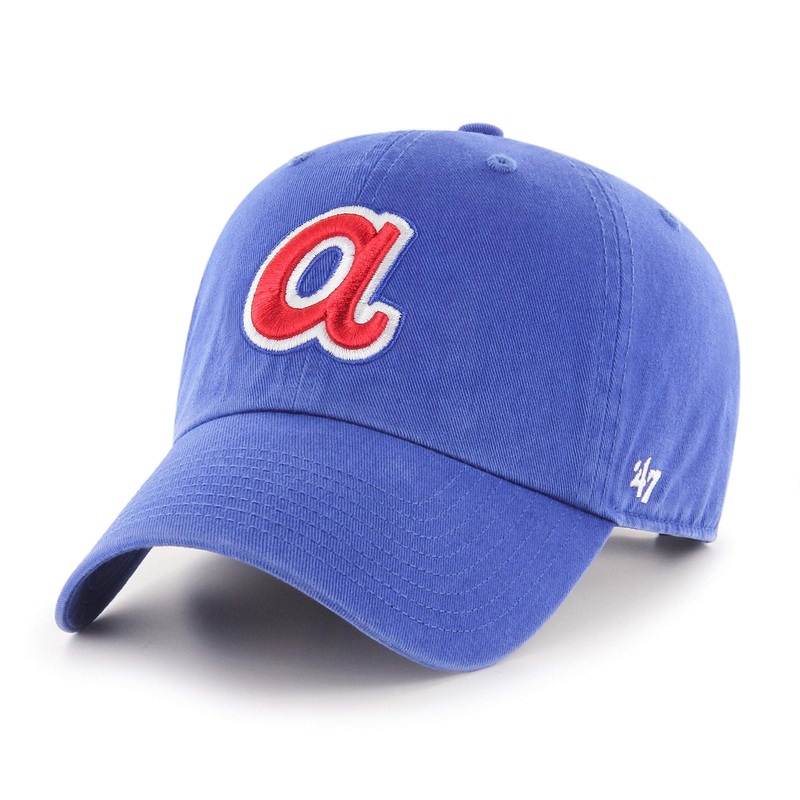’47 Brand Cooperstown Clean Up Cap- Atlanta Braves BRAVES