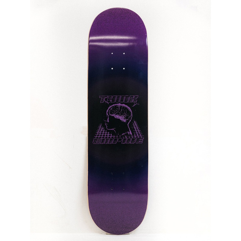 Thinking Black/Purple 7.75” & 8.375” Skateboard Deck 7.75 BLACK/PURPLE